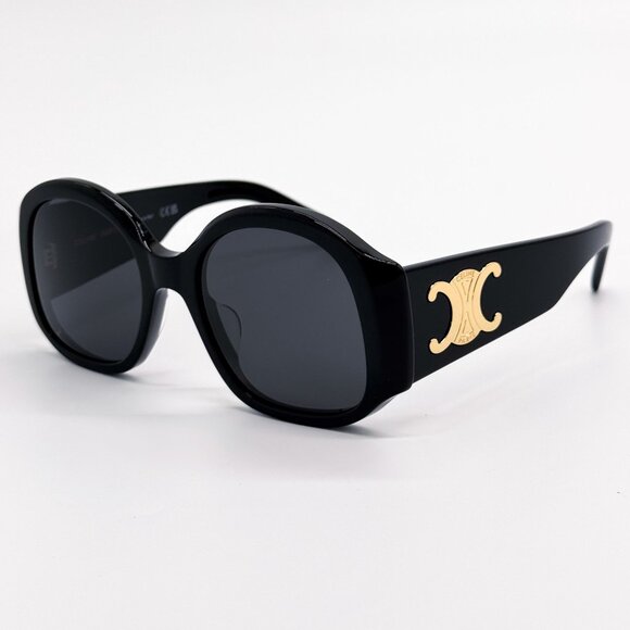 NEW CL40305U 01A OVERSIZED BLACK WOMEN SUNGLASSES CELINE CL40305U - Picture 8 of 14